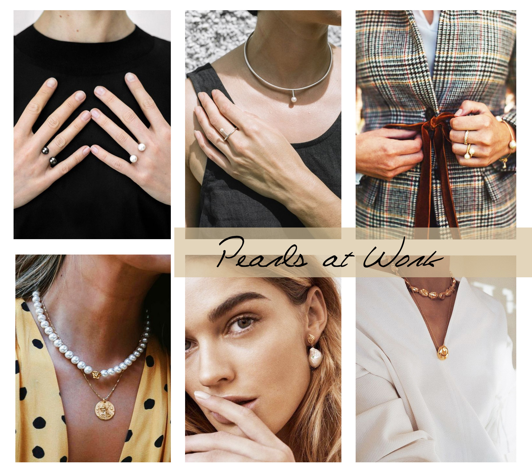 Five Pearl Necklace - Suzanne Schwartz Jewelry