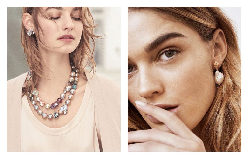 Earrings to wear shop with pearl necklace