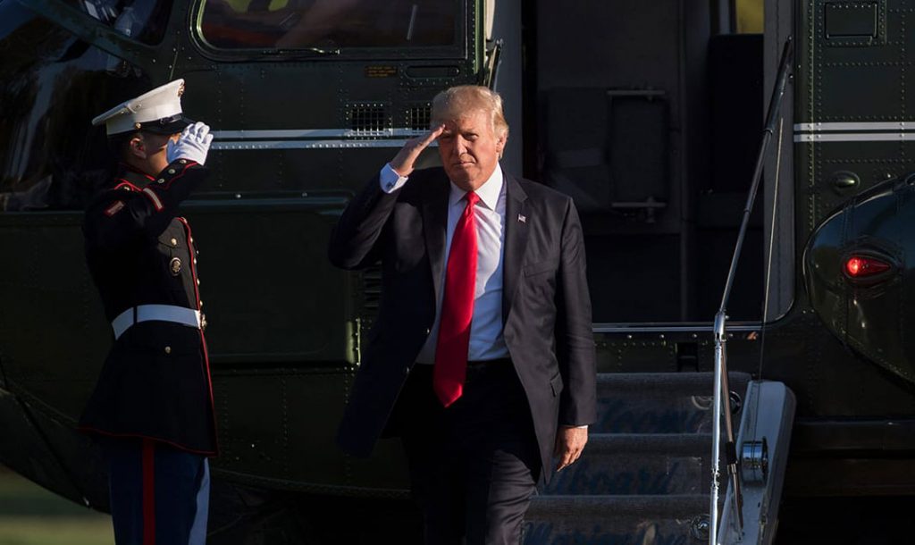 Donald Trump with Red Tie