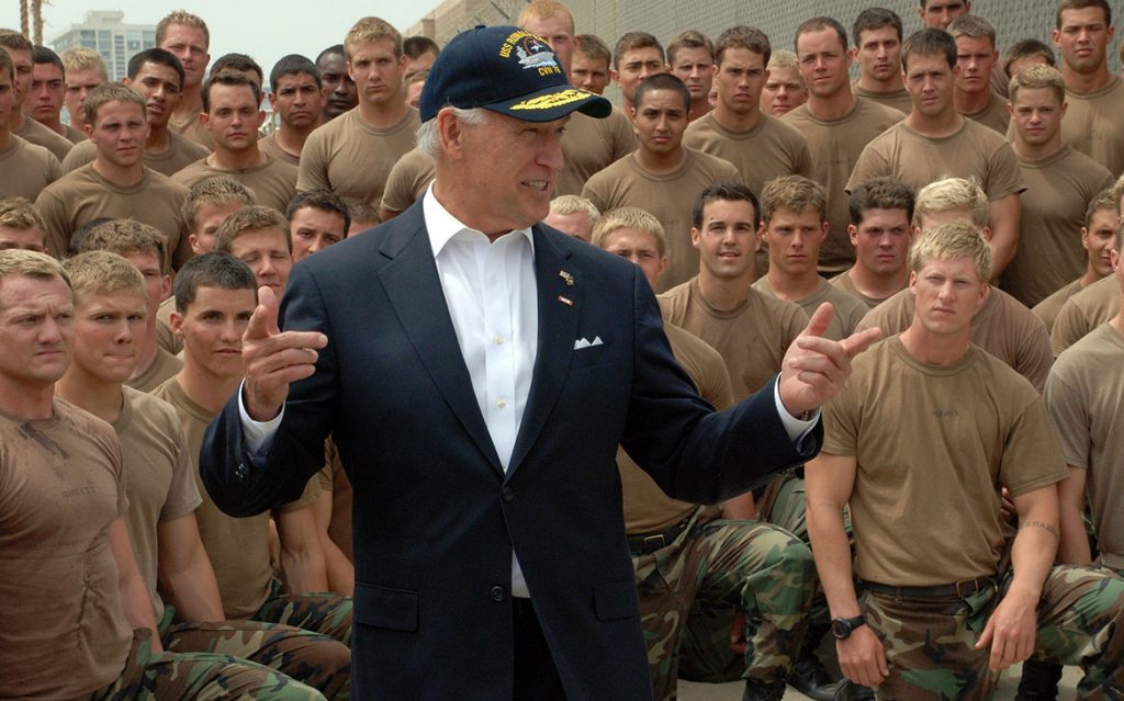 Joe Biden at US Navy