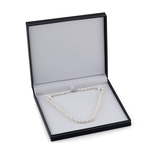 7.0-7.5mm White Freshwater Pearl Necklace - AAA Quality - Fourth Image